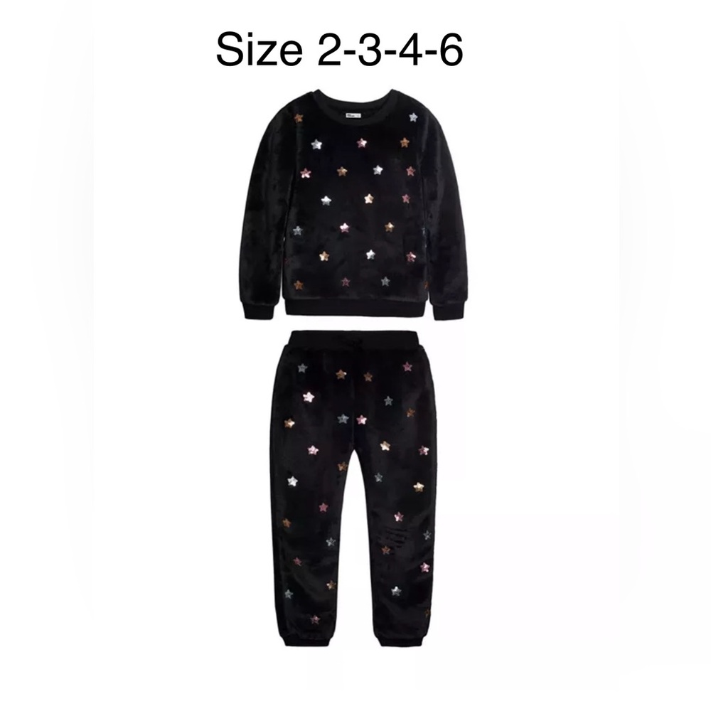 NWT Cozy Pink Unicorn Kids Pajamas size 2-3-4-6